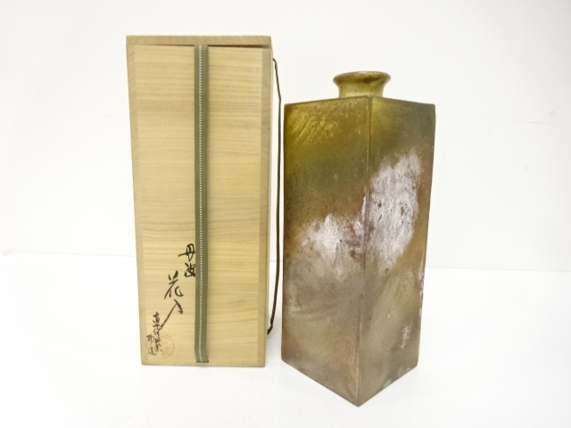 丹波焼　正元直作造　花入